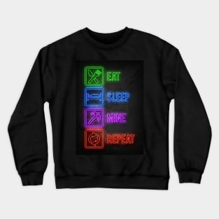 Eat Sleep Mine Repeat Crewneck Sweatshirt